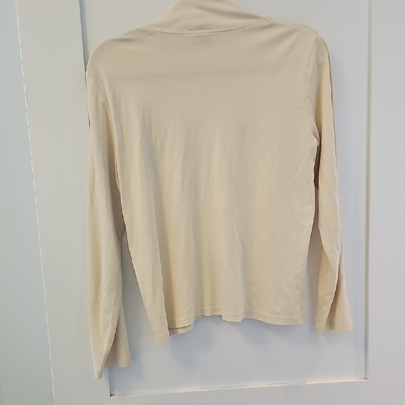 L.L. Bean Women's Turtleneck Supima Cotton Size M - Picture 3 of 5